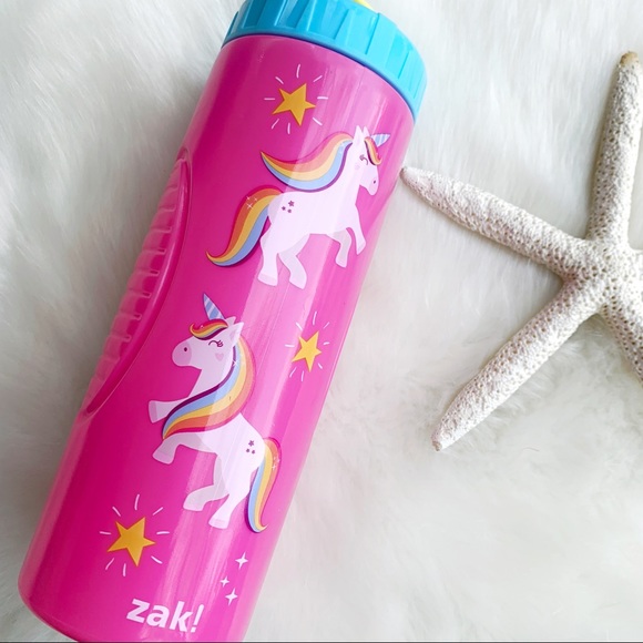 ZAK! Unicorn Squad Squeeze Top Water Bottle - Picture 2 of 3
